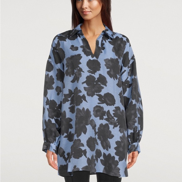 Samsoe Samsoe Gitte shirt Serenity glow Size XS/S Linen blend - Picture 1 of 13